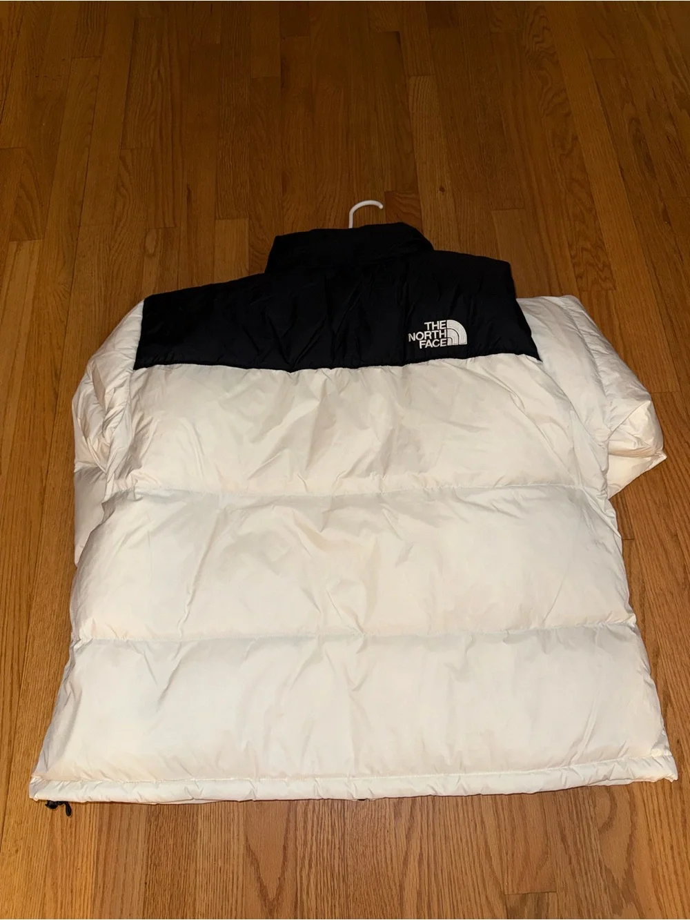 The North Face Two-Tone Black & White Puffer Coat